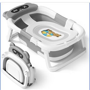 Foldable baby bathtub